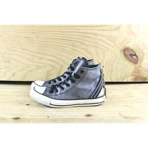 Converse Womens Sneakers Highs Sz 6 Chucks Silver Metallic Silver Triple Zip